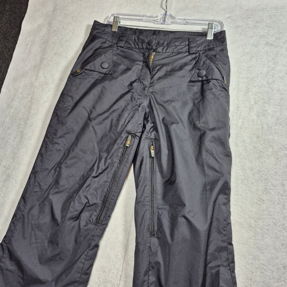 Obermeyer Ski Pants Women 6 Black Insulated Waterproof Snowboard Performance